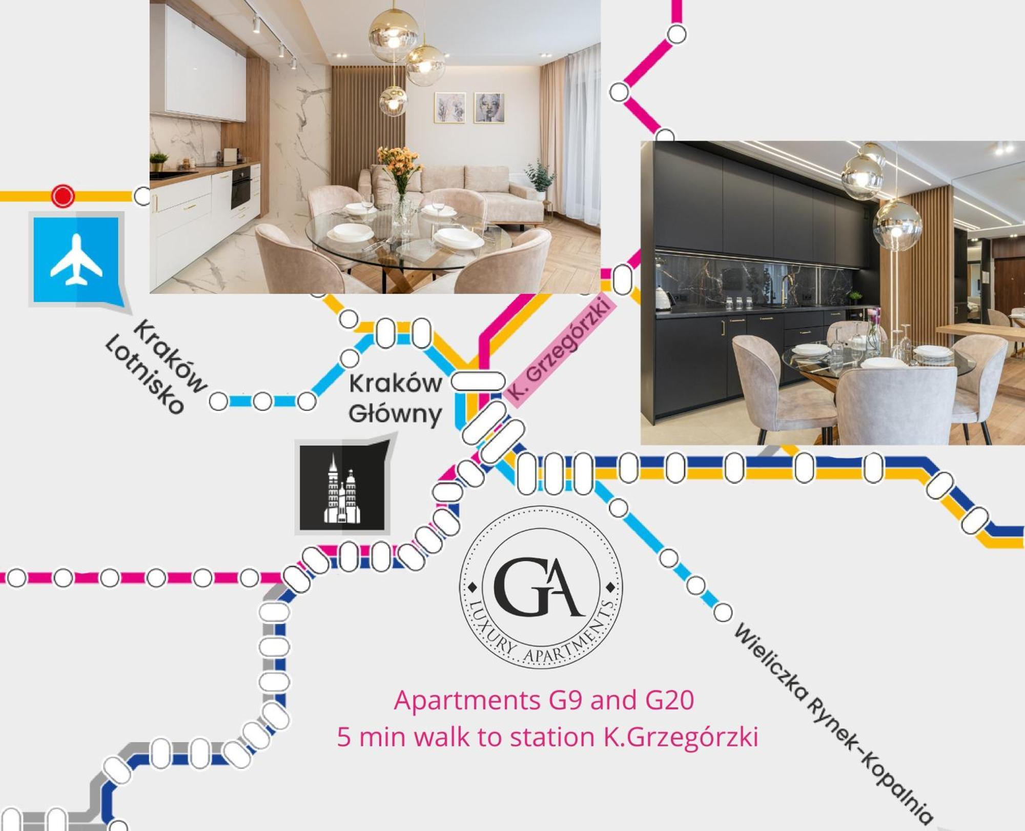 Ga Luxury Apartments G20 Krakow Ngoại thất bức ảnh